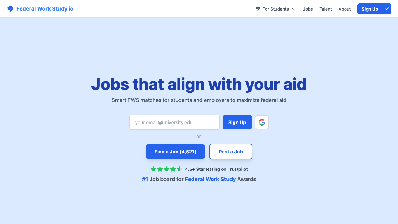 Federal Work Study preview